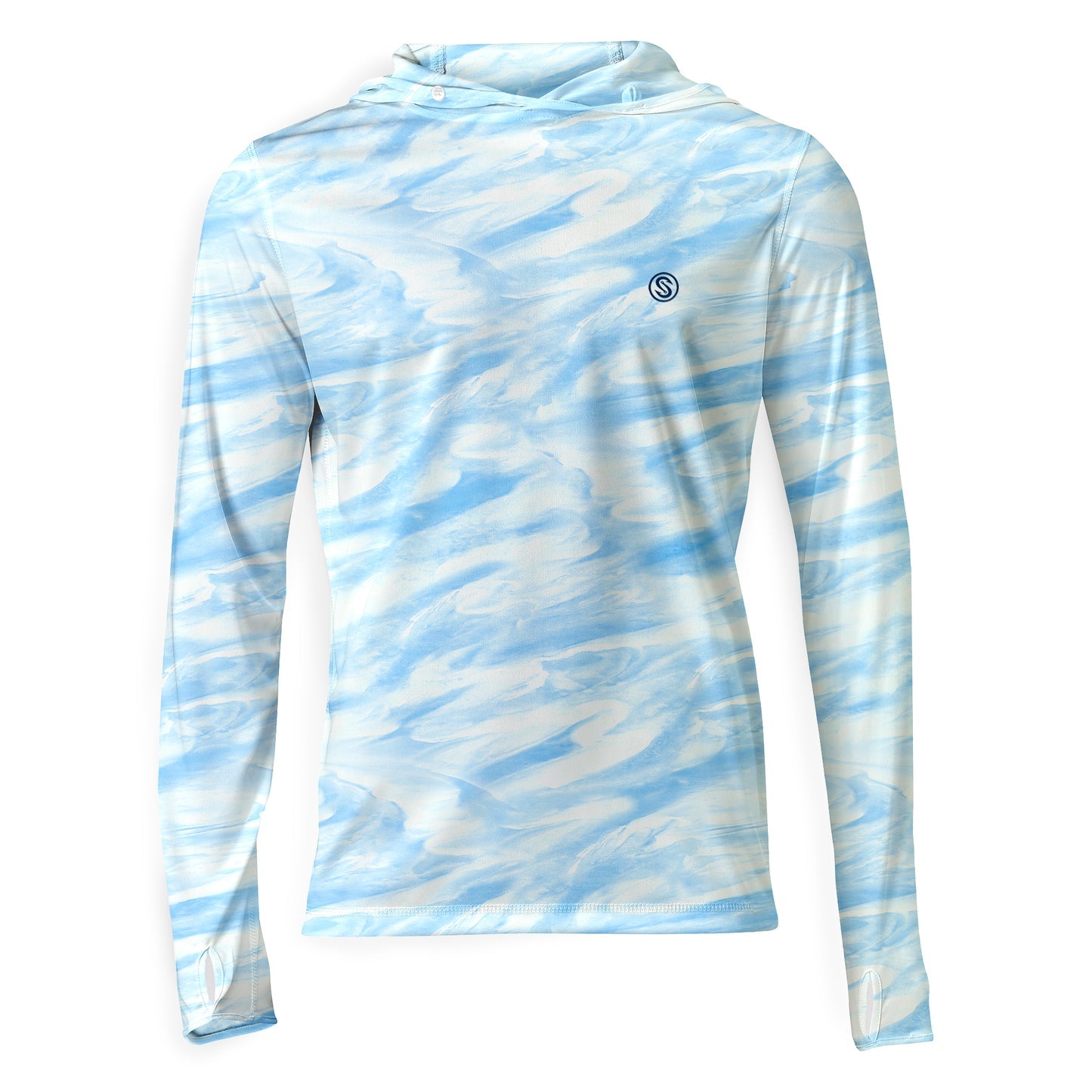 SCALES Bahamas Current Hooded Long Sleeve Performance Shirt