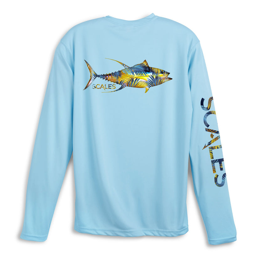 SCALES Tropical Tuna Youth PRO Long Sleeve Performance