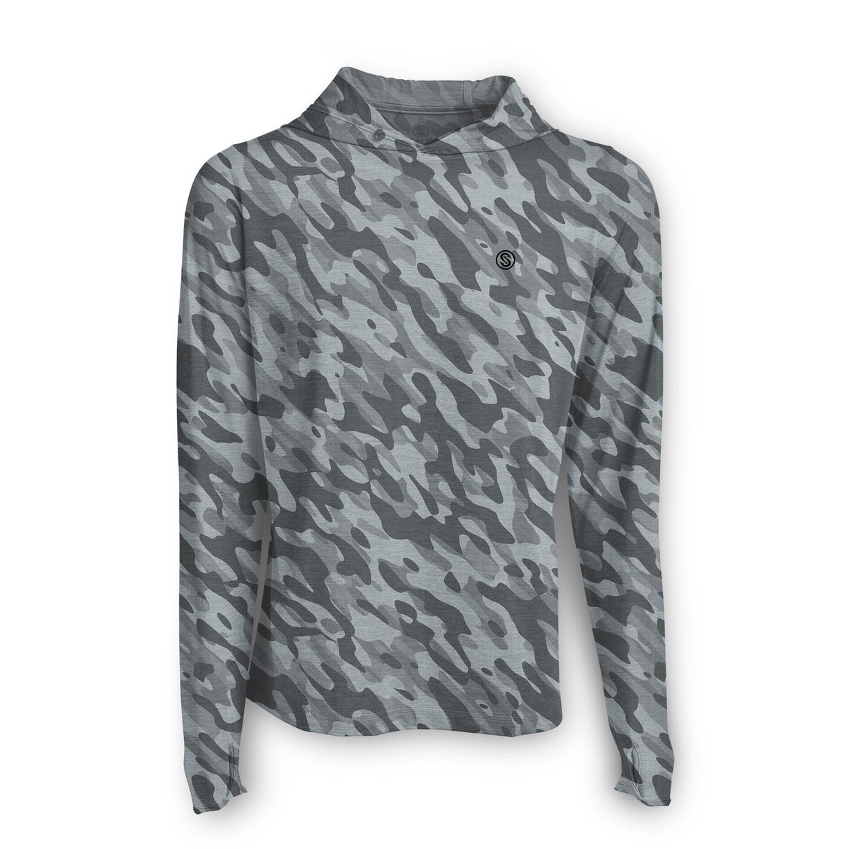 SCALES True Camo Active Performance Hooded Long Sleeve