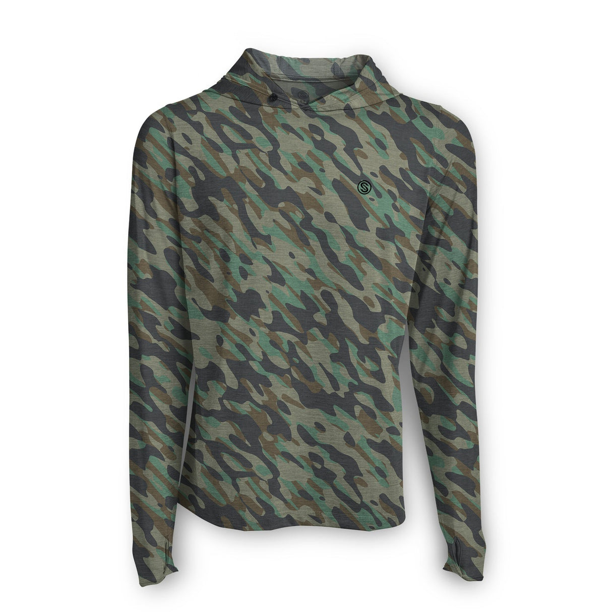 SCALES True Camo Active Performance Hooded Long Sleeve
