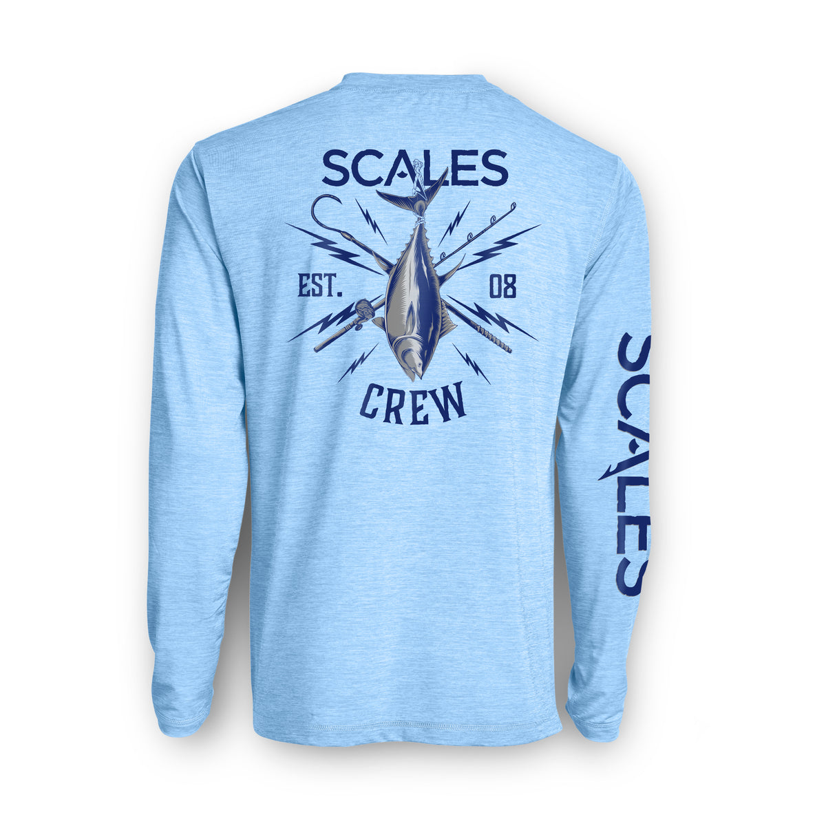 SCALES Blue Gold Active Performance Long Sleeve