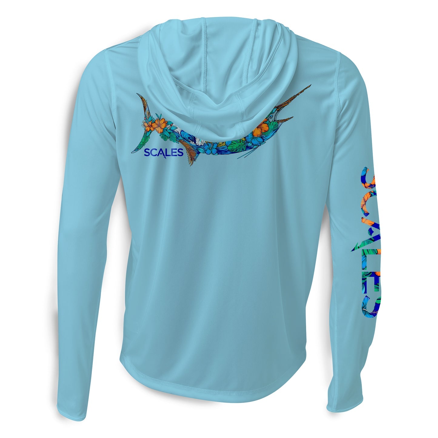 SCALES 808 Marlin Hooded Long Sleeve Performance Shirt