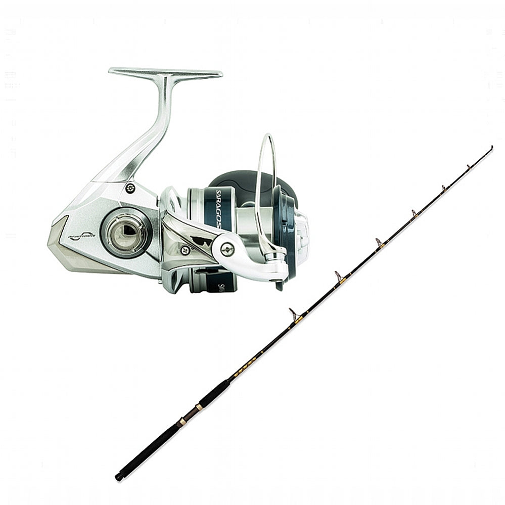 Shimano Saragosa SW A 8000HG with CHAOS SPC 15-30 6FT6IN Composite Spin CG 66 Combo