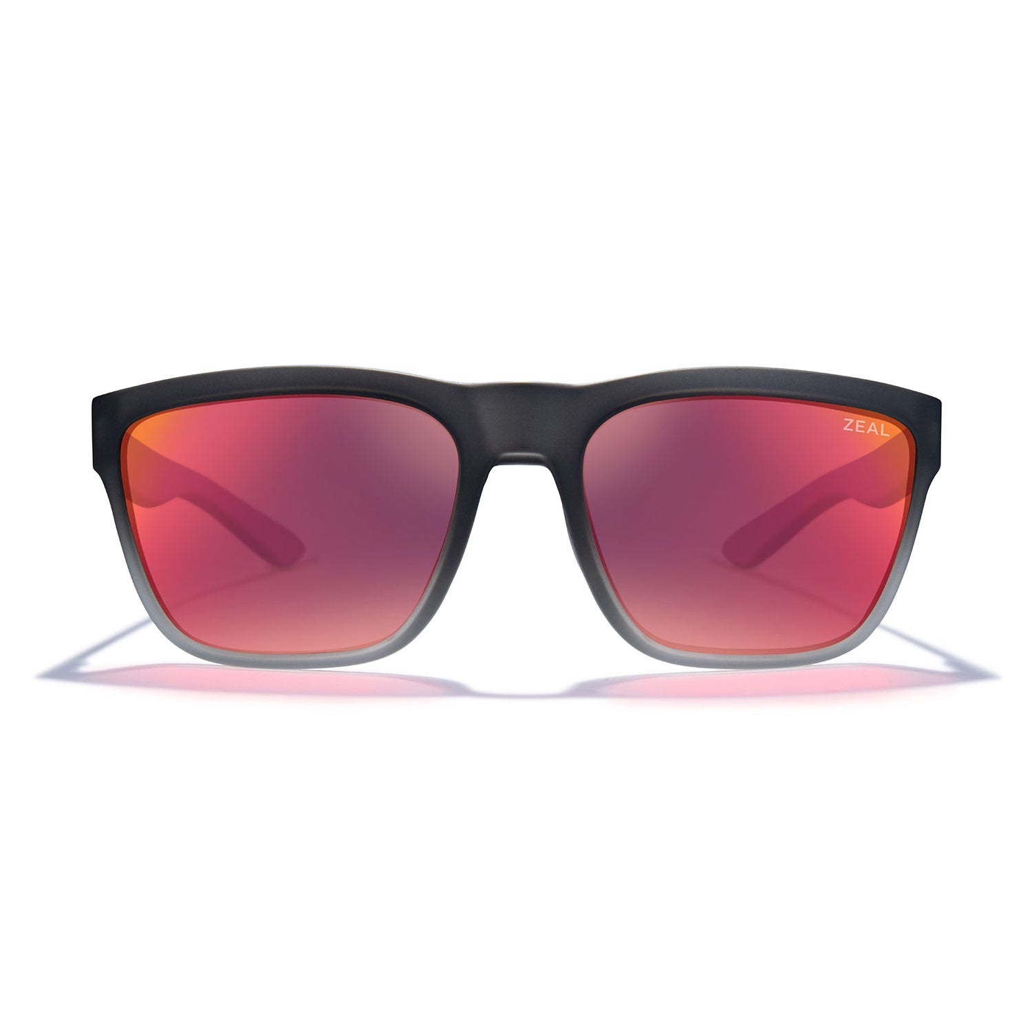 Zeal Kittredge Sunglass Matte Grey Jay Fade | Phoenix Mirror