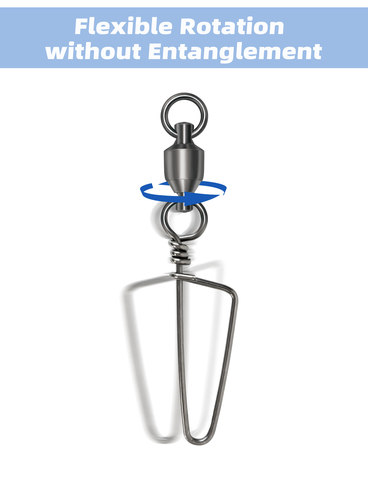 BLUEWING High Strength Ball Bearing Snap Swivels