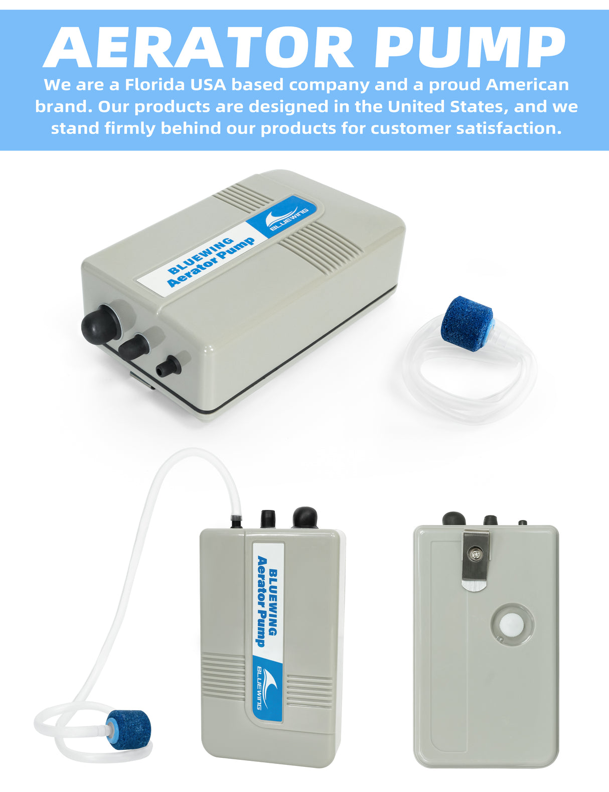 BLUEWING Aerator Live Bait Pump