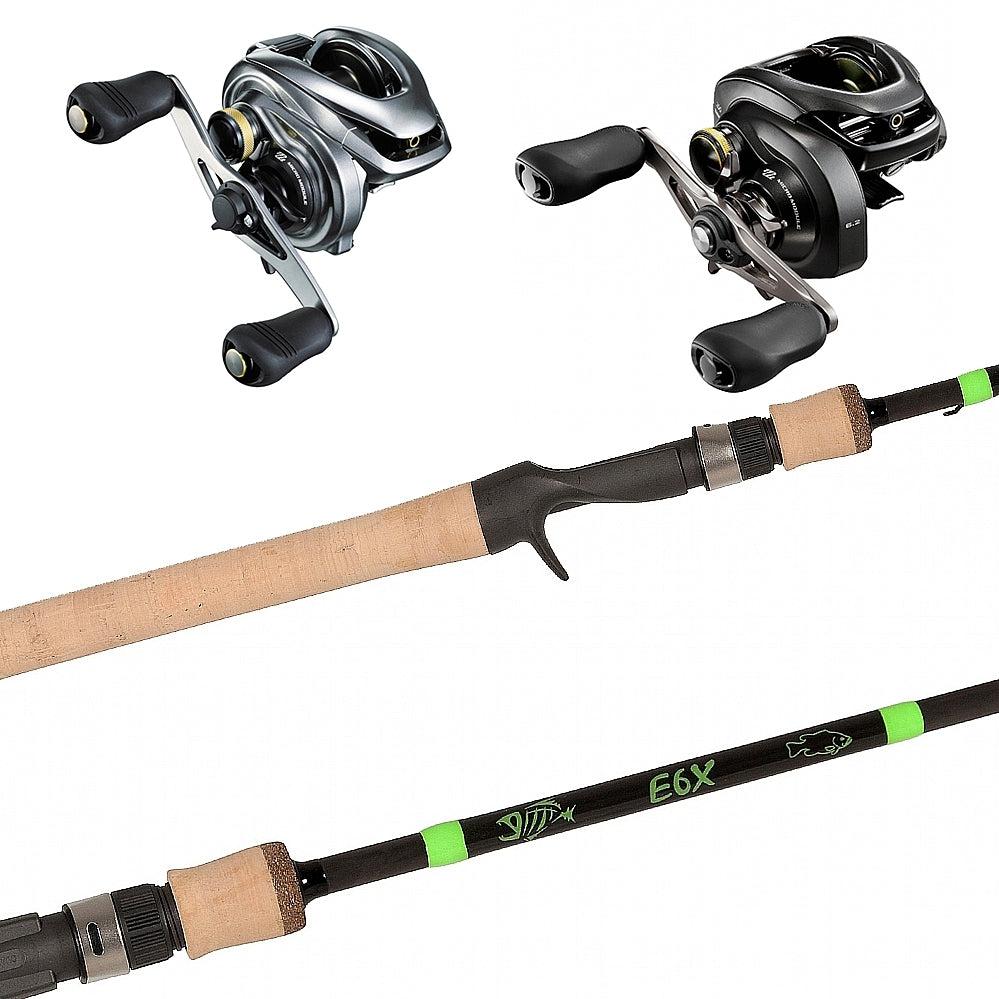 50% OFF G. Loomis E6X Mag Bass Casting Rod 7' Heavy 844C MBR when you buy with any of these reels: Metatanium DC100HG, DC101HG or Curado 200PGK