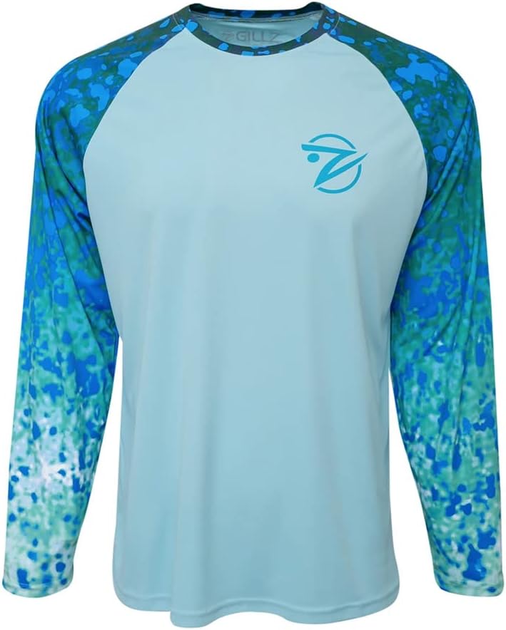 GILLZ Men's Long Sleeve UV Contender Raglan