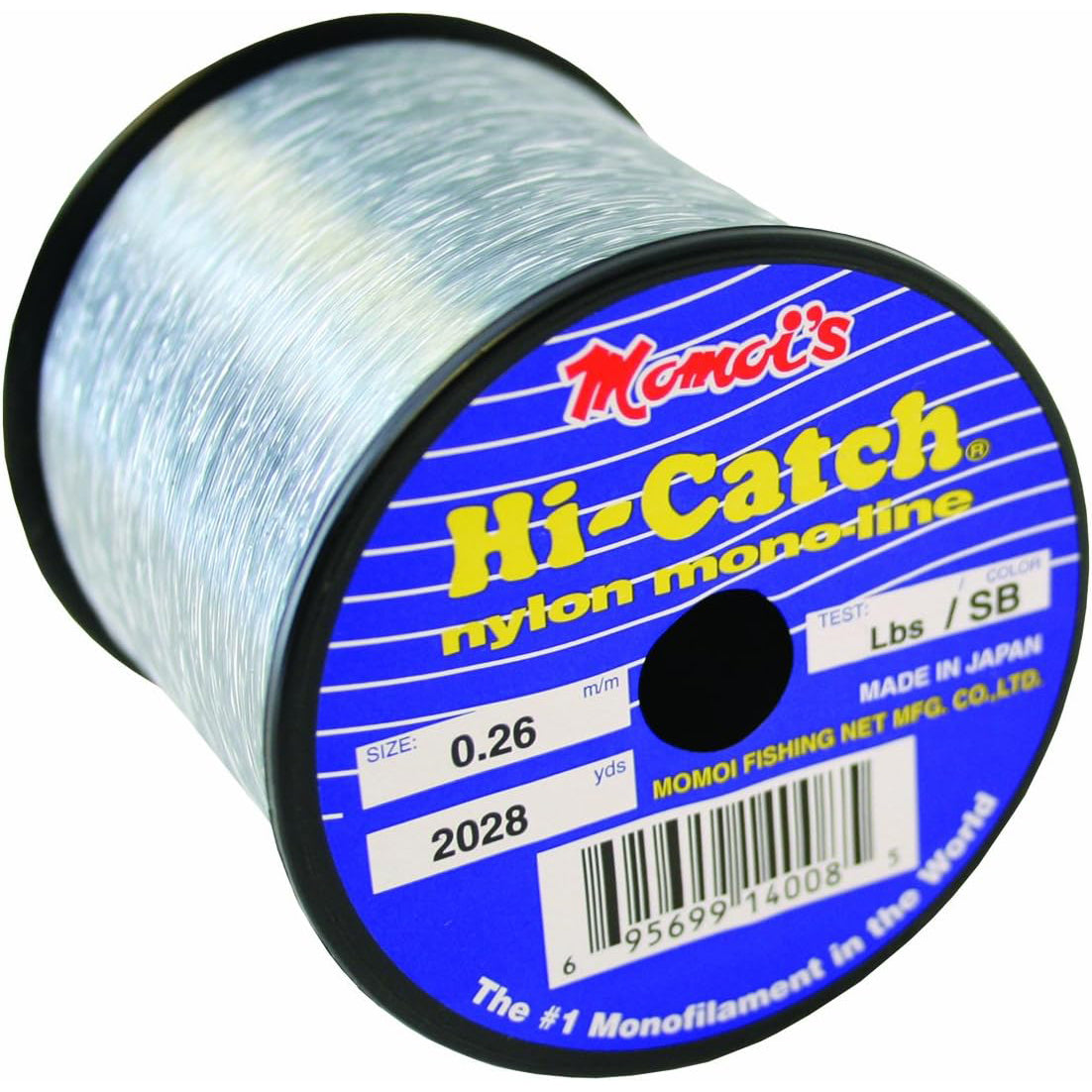 Momoi Hi-Catch Nylon Monofilament Line 1/4 Pound Spools