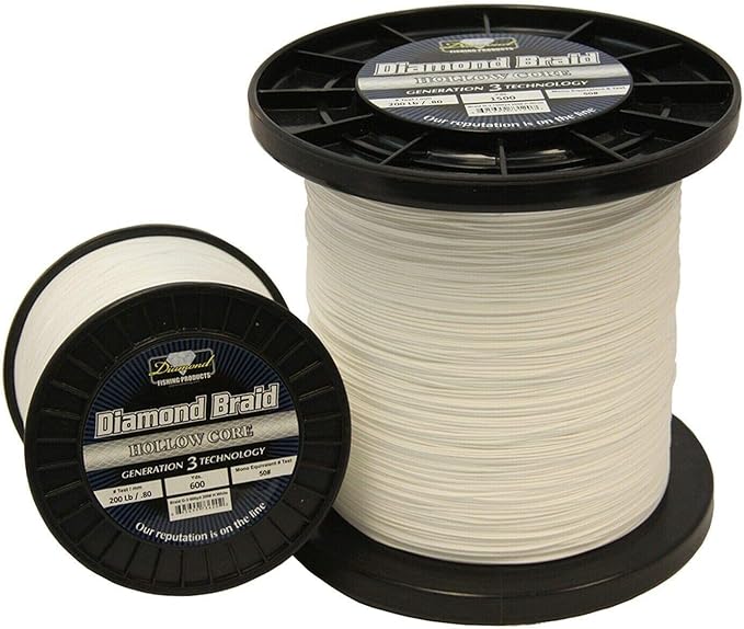 Diamond Braid Generation III Hollow Core 3000yards