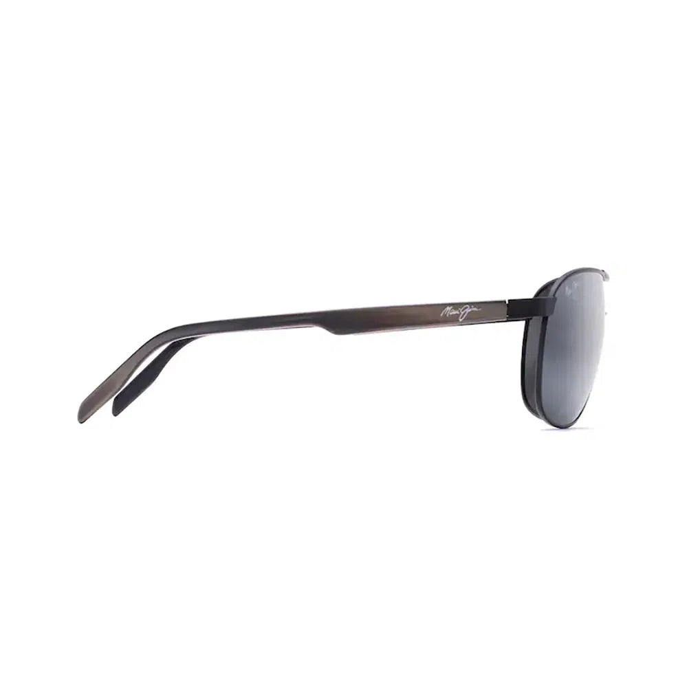 MAUI JIM Castles Sunglasses Matte Black | Neutral Grey
