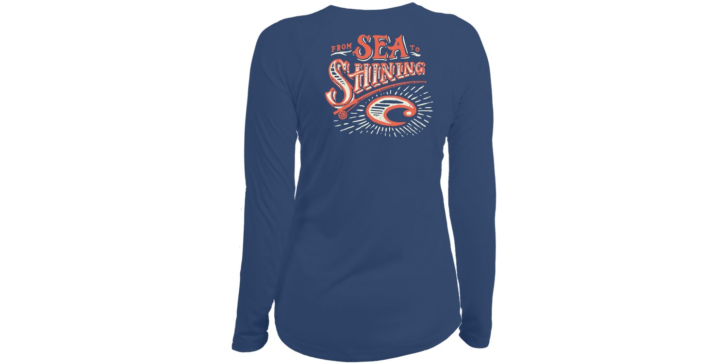 COSTA Tech Freedom Sea Womens Long Sleeve