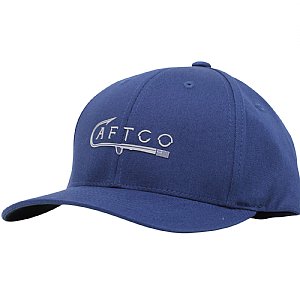 AFTCO Big J Flexfit Hat, Black, S/M