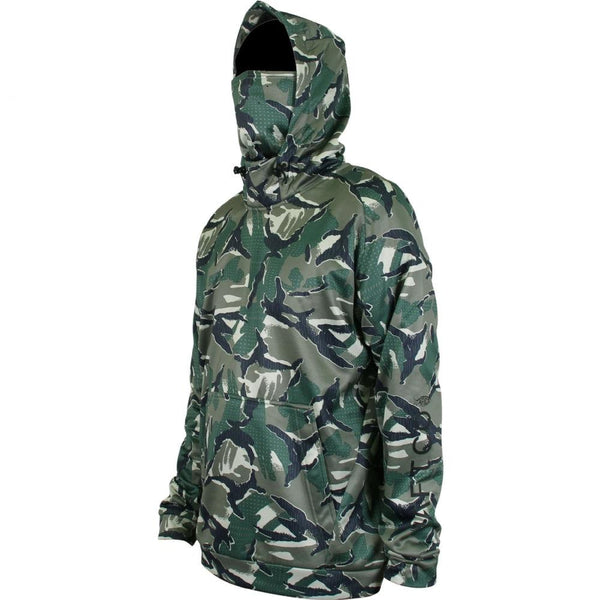 AFTCO Reaper Tactical Zip Up Jacket Navy Digi Camo