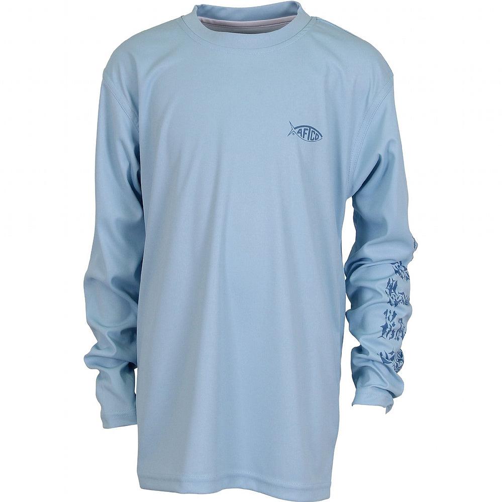 AFTCO Youth Red Alert Long Sleeve Performance Shirt