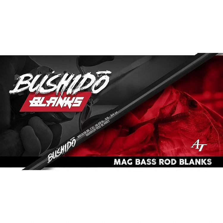 American Tackle Bushido 7&#39;3&quot; Mag Bass 12-20 lb. Heavy 2PC Rod Blank