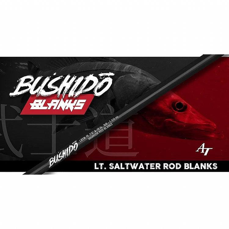 American Tackle Bushido 7'6" (8-15#) Light Saltwater - Swimbait Medium Blank Rod