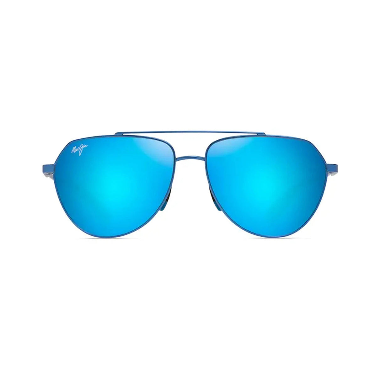 MAUI JIM Waiwai Sunglasses Matte Transparent Blue |  Blue Hawaii