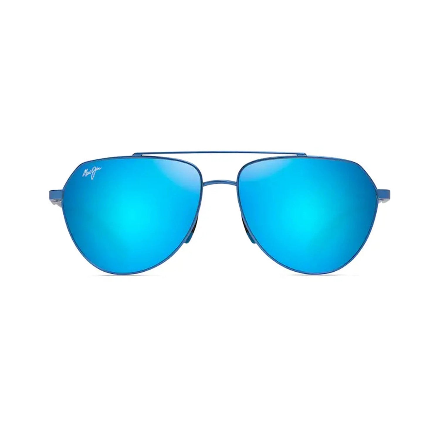 MAUI JIM Waiwai Sunglasses Matte Transparent Blue |  Blue Hawaii