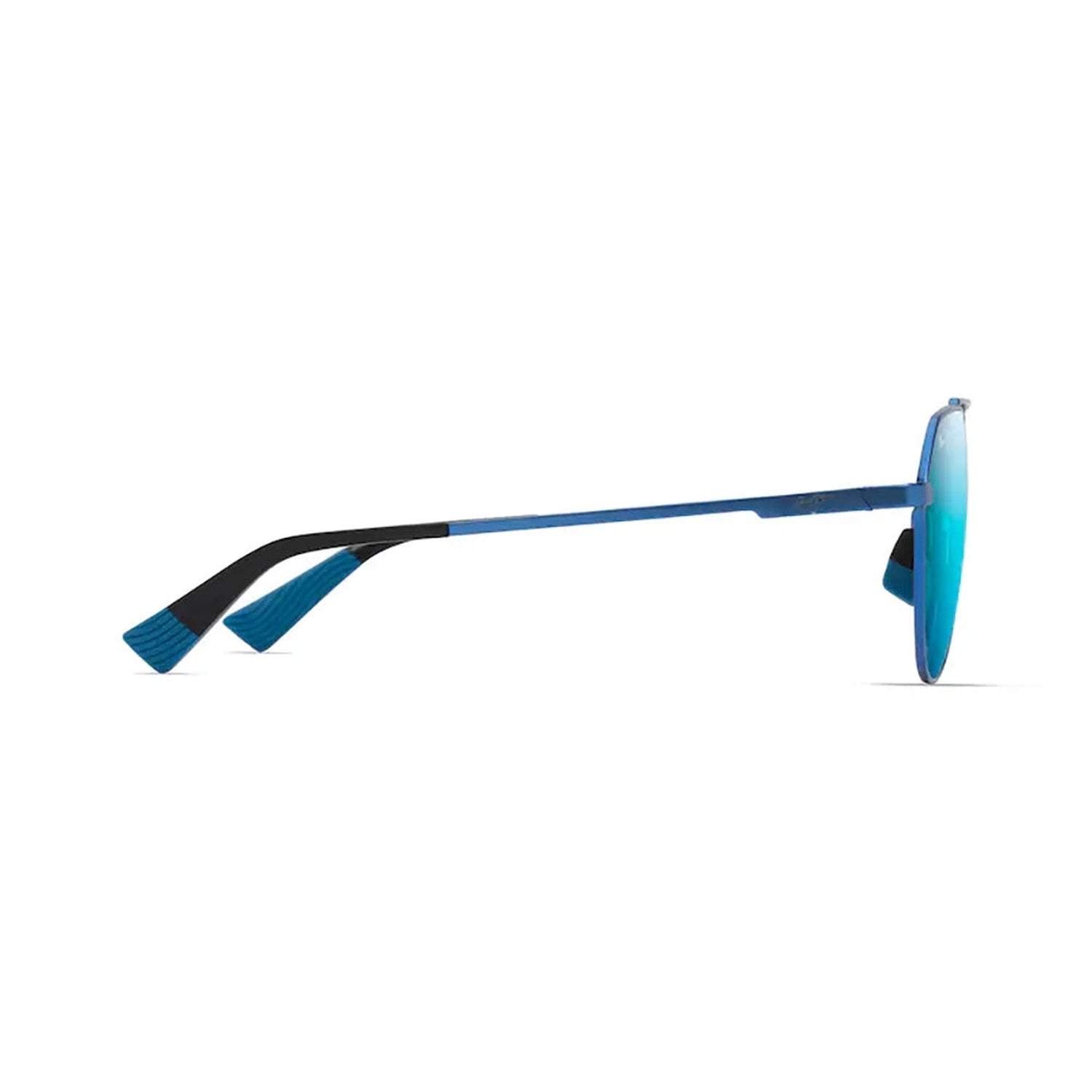 MAUI JIM Waiwai Sunglasses Matte Transparent Blue |  Blue Hawaii