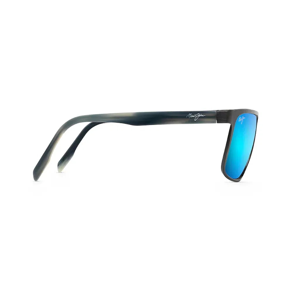 MAUI JIM Wana Sunglasses Brushed Dark Gunmetal | Blue Hawaii