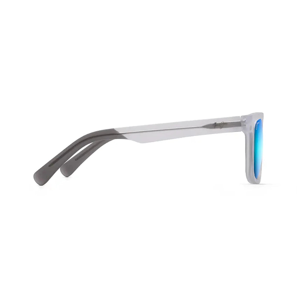 MAUI JIM Stone Shack Sunglasses Matte Crystal with Dark Grey tips | Blue Hawaii