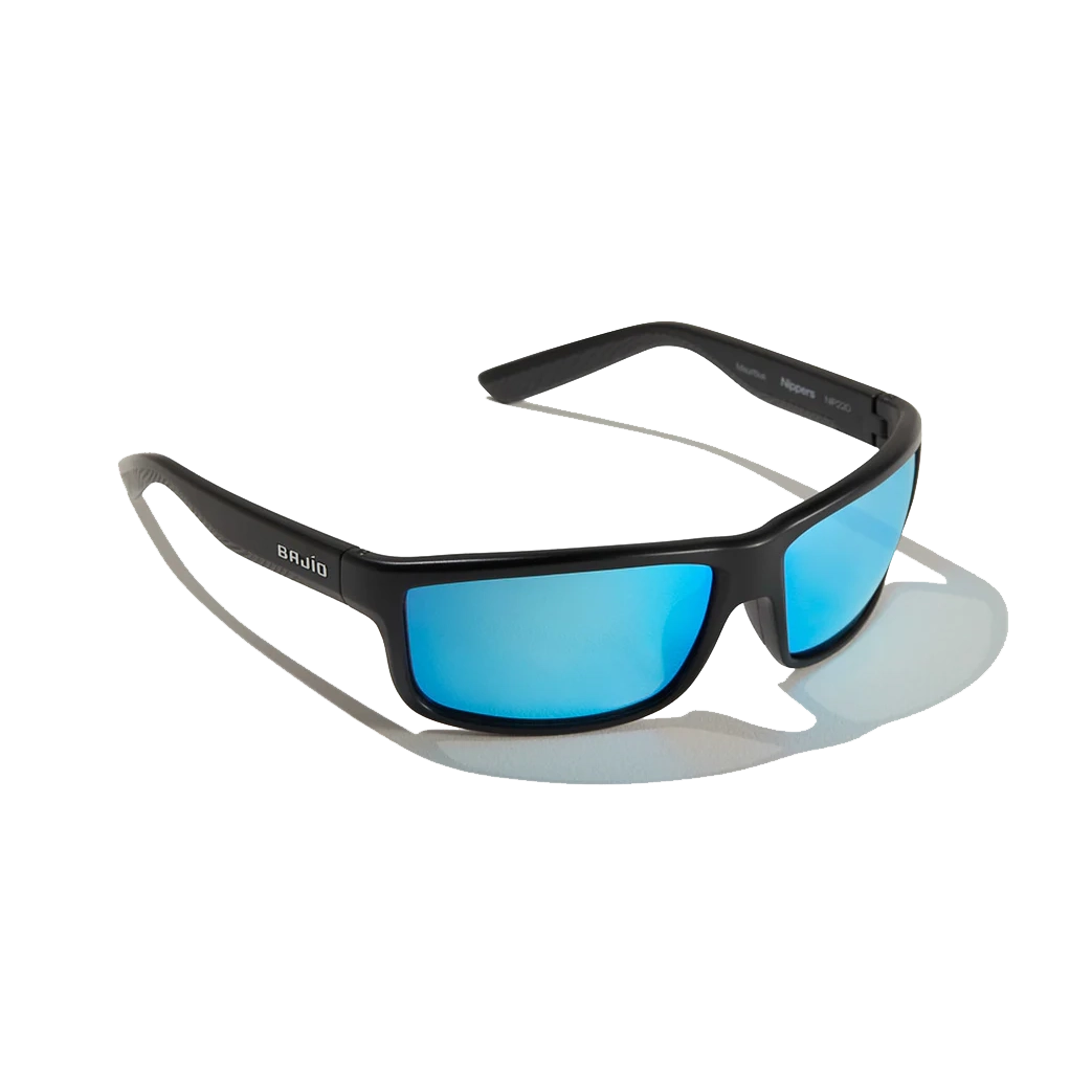 BAJIO Nippers Black Matte | Blue Mirror Glass MD
