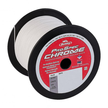 Berkley ProSpec Chrome Premium Hollow Braid - White