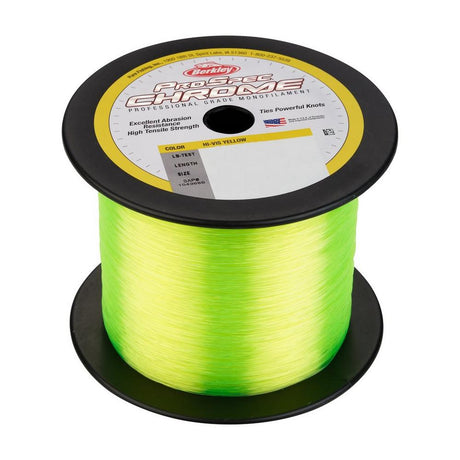 Buy 1 Berkley ProSpec Chrome Monofilament 5000yard Spool Get 1000yard Small Bulk Spool Free