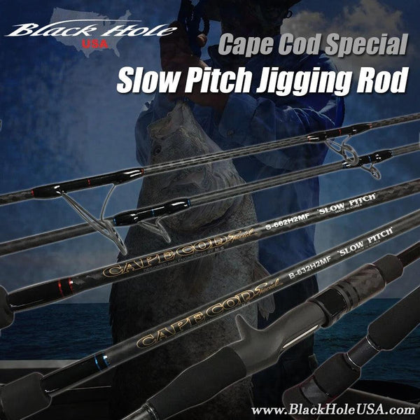 Black Hole Cape Cod Special Slow Pitch Jig Rod 5FT8IN (Spiral) from BLACK  HOLE - CHAOS Fishing