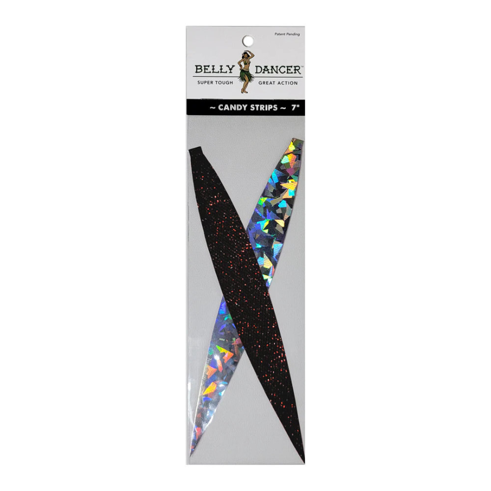 BELLYDANCER Candy Strips Artificial Bonita Strips - 7" Two-Pack