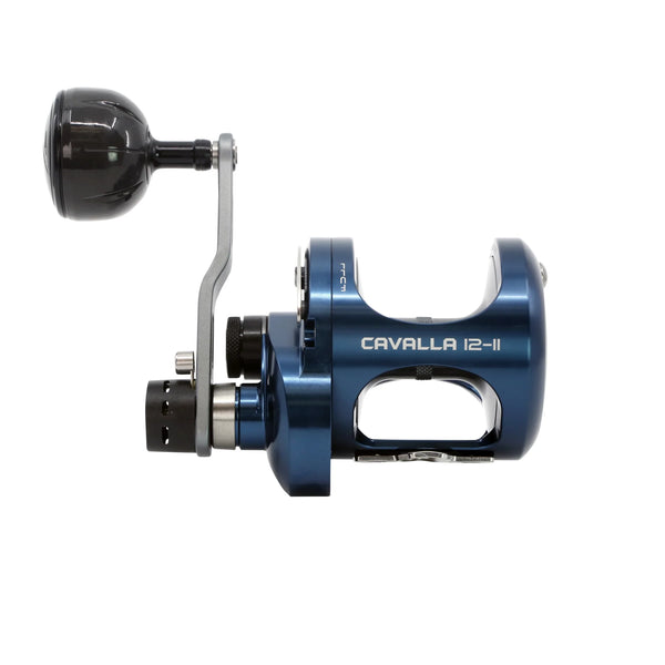 OKUMA Cavalla Two-Speed Lever Drag Reel - Midnight Blue Limited Edition