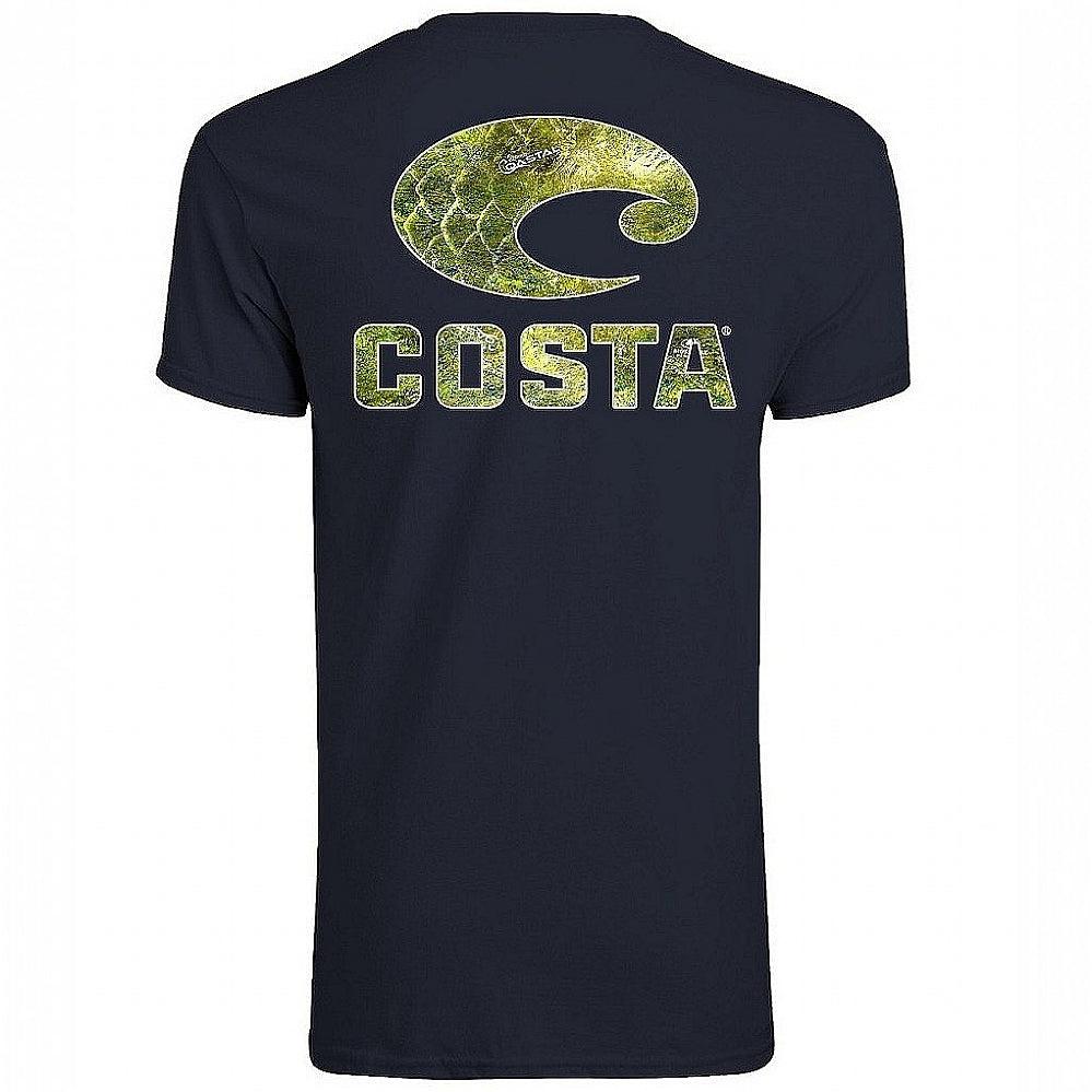 Costa Mossy Oak Coastal Inshore Men&#39;s Short Sleeve Crew T-Shirt