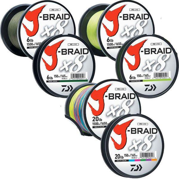 Daiwa J-braid X4 4 Strand Braided Line 80# 3000 Yd Spool Island