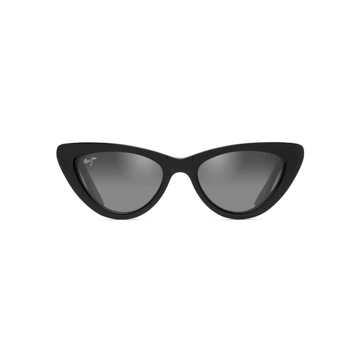 MAUI JIM Lychee Sunglasses Black Gloss | Dual Mirror Silver to Black