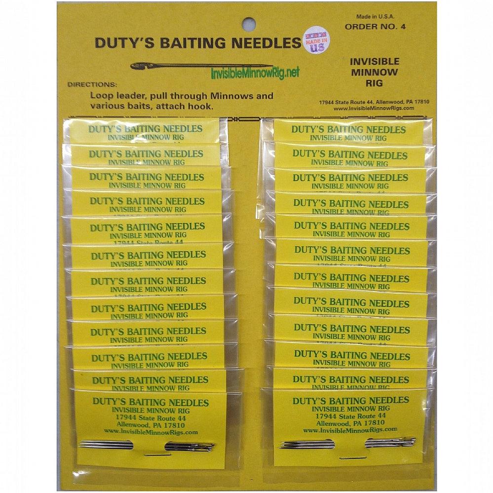Duty's #4A Baiting Needle 2-1/2" 3Pk 24pks/Card