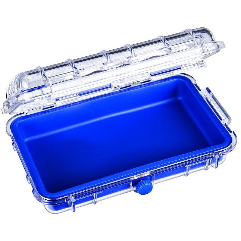 Flambeau 402HD Series-Tuff Box with Zerust-Blue and Clear Lid 7.5&quot; x 5.12&quot;