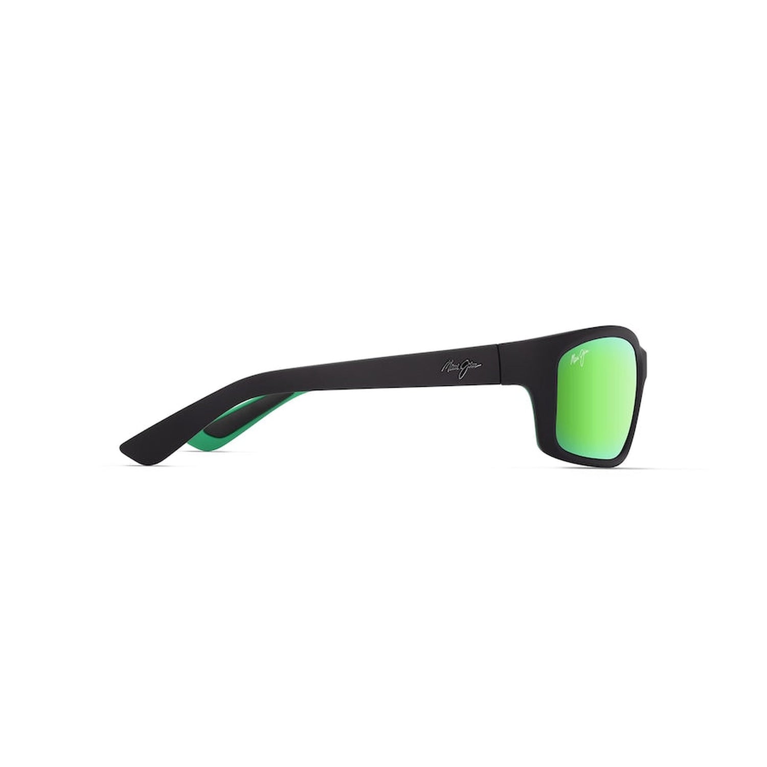 MAUI JIM Kanaio Coast Sunglasses Matte Black/Green |  MAUIGreen