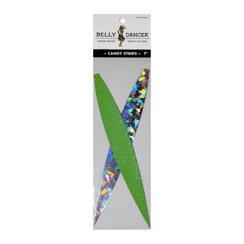 BELLYDANCER Candy Strips Artificial Bonita Strips - 7" Two-Pack