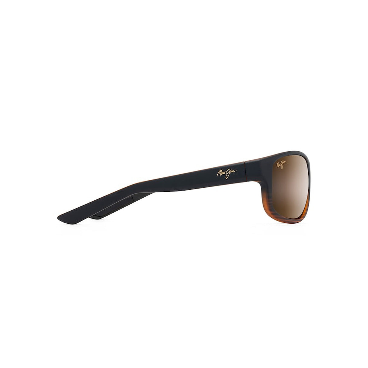 MAUI JIM Kaiwi Channel Sunglasses Dark Brown Stripe | HCL Bronze