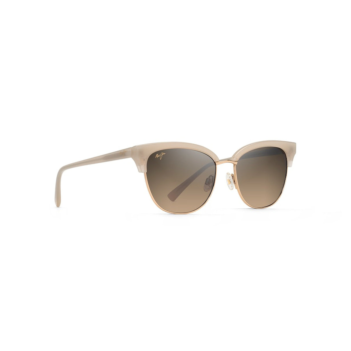 MAUI JIM Lokelani Sunglasses Milky Almond with Gold | HCL Bronze