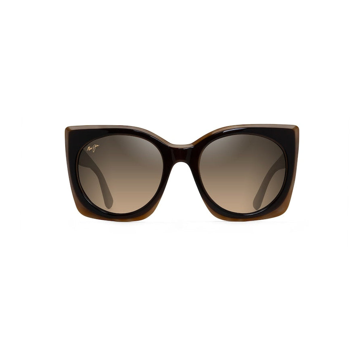 MAUI JIM Pakalana Sunglasses Chocolate with Tortoise Interior | HCL Bronze