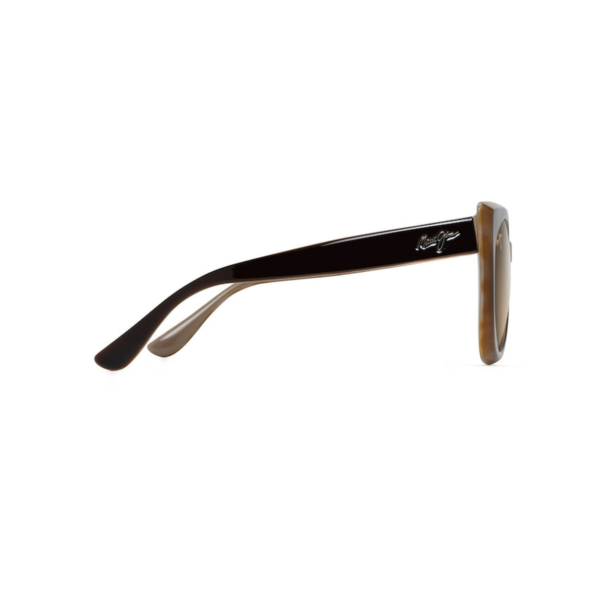 MAUI JIM Pakalana Sunglasses Chocolate with Tortoise Interior | HCL Bronze