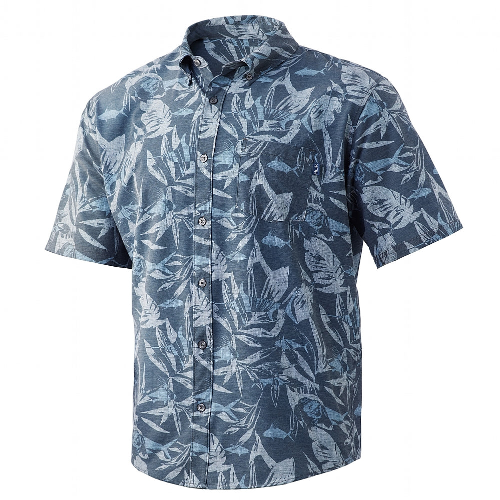 Huk Kona Ocean Palm Short Sleeve Shirt