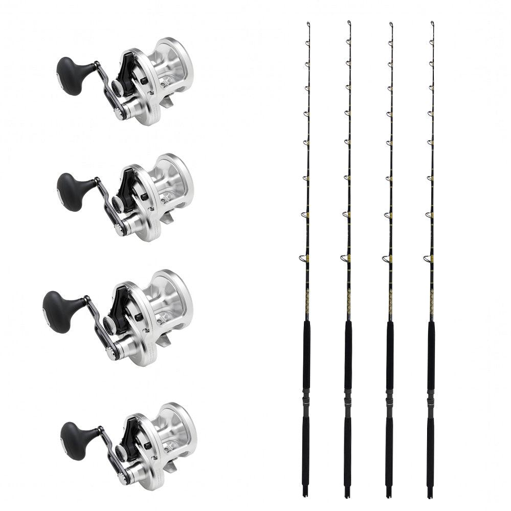 Live Bait Combo Set of 4: Shimano TALICA 20 BFC with KC 15-30 7FT Rods