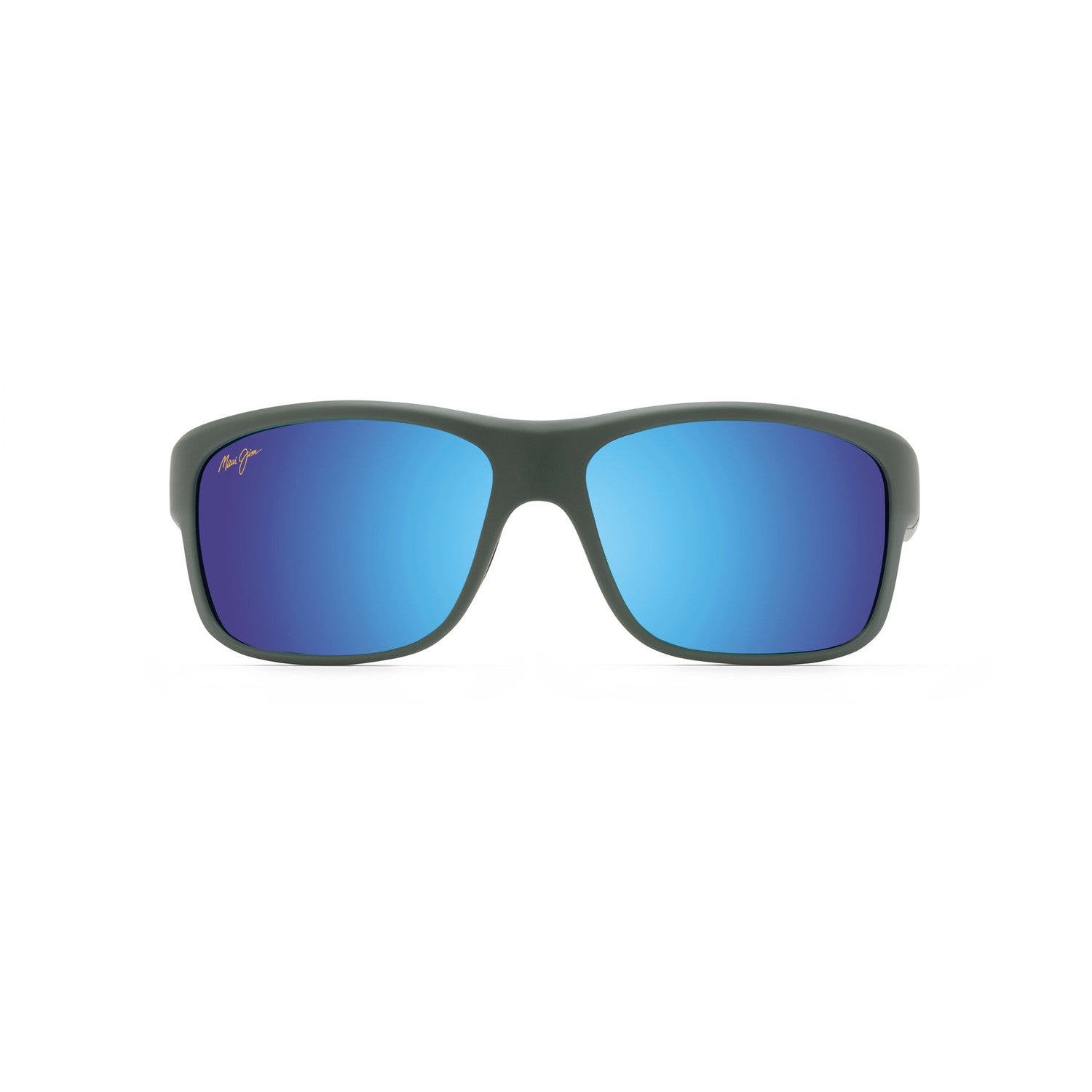 MAUI JIM MYMAUI Southern Cross Sunglasses Matte Khaki/Black Brilliant | Blue Mirror