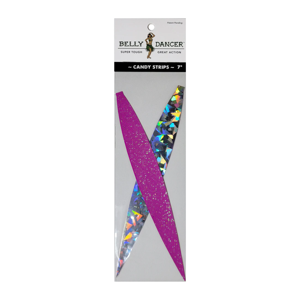 BELLYDANCER Candy Strips Artificial Bonita Strips - 7" Two-Pack