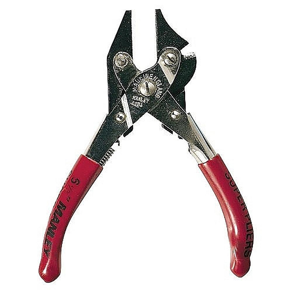 Manley 2034 6-1-2" Teflon Super Pliers with grips and case kit