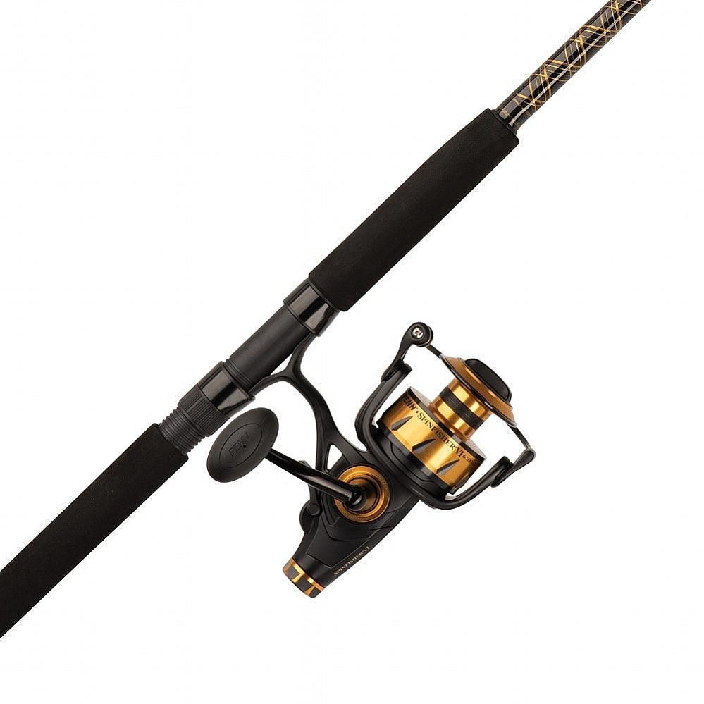 PENN Spinfisher VI Live Liner IXP5 sealed body reel 6500 with 7' MH Rod Combo