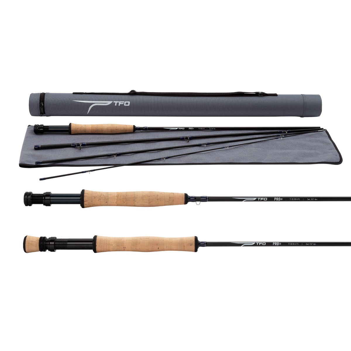 Temple Fork Outfitters 7FT6IN 3wt 4pc PRO III Fly Fishing Rod